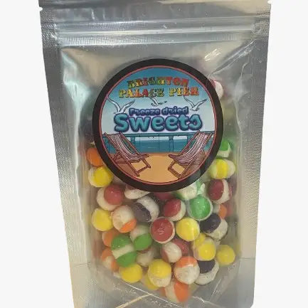 Rainbow Crunch: Freeze-Dried Skittles Explosion