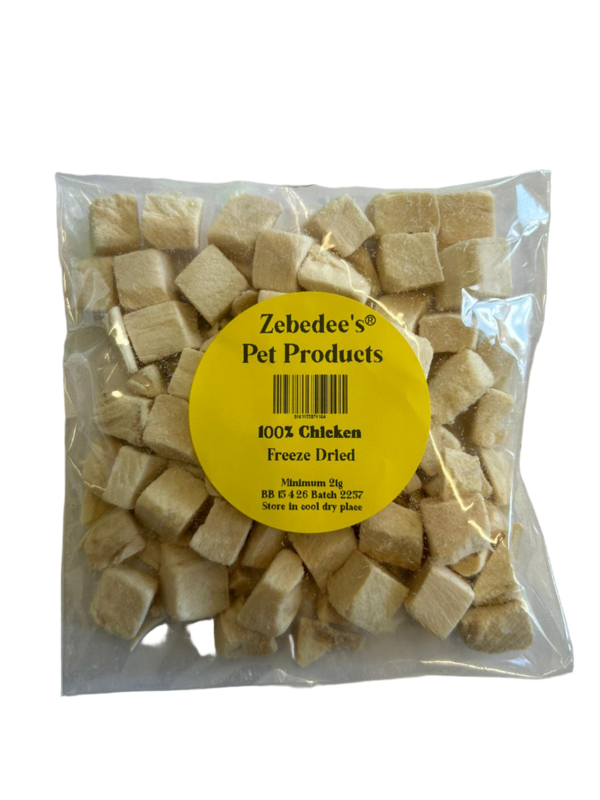 Zebedee Freeze Dried Chicken Treats For Cats and Dogs