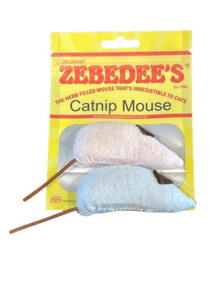 Zebedee's Catnip Mouse 2 pack