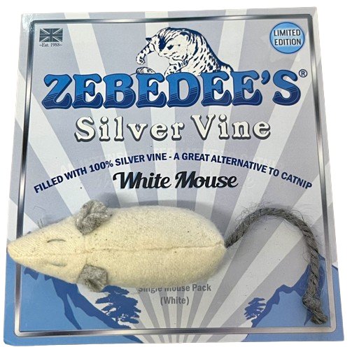 Zebedee's Silvervine Mouse - Zebedee's Pet Products