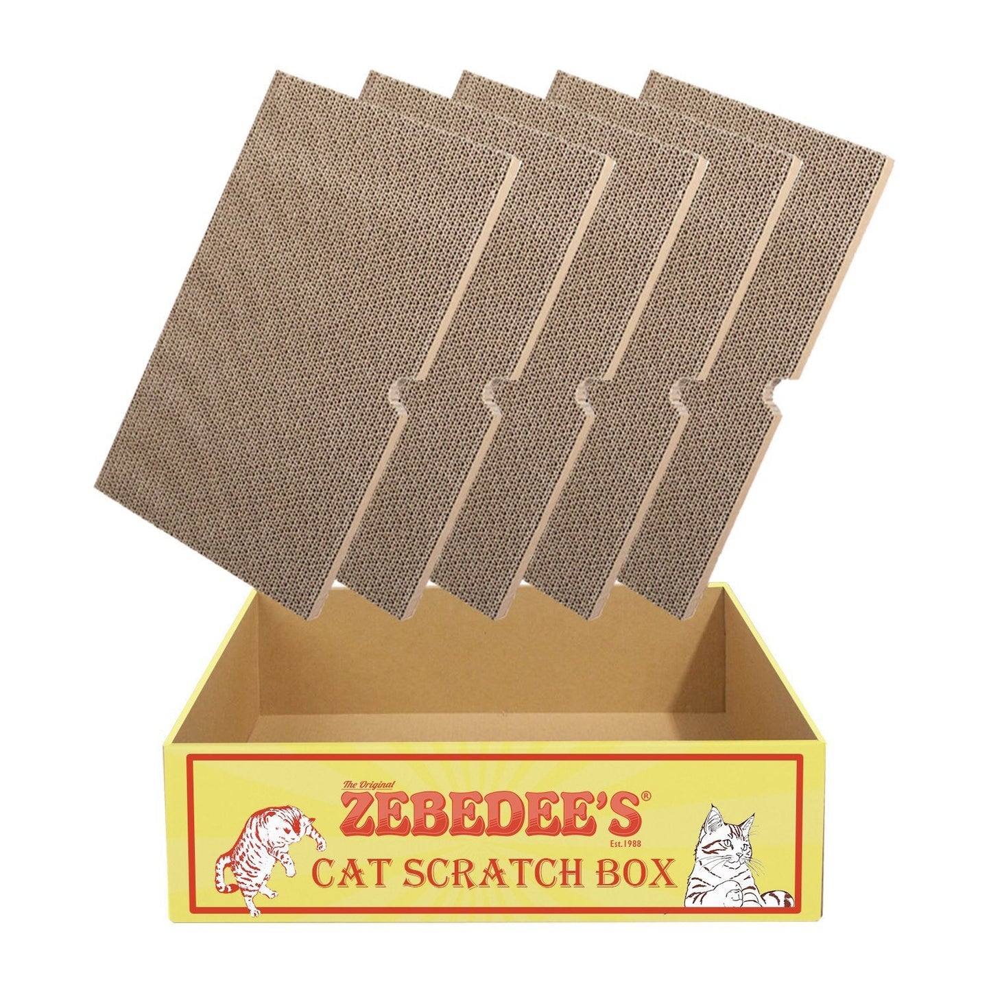 Zebedee's Ultimate Cat Scratcher Kit with 5 Reversible Refills - Zebedee's Pet Products